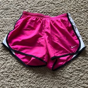 Nike hot pink athletic shorts